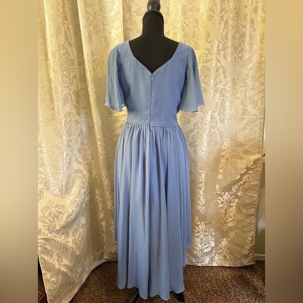 Chic High-Low Blue Dress for Women/C131 - Picture 7 of 7